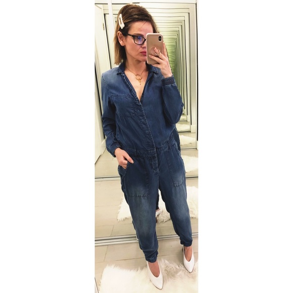 zara utility jumpsuit